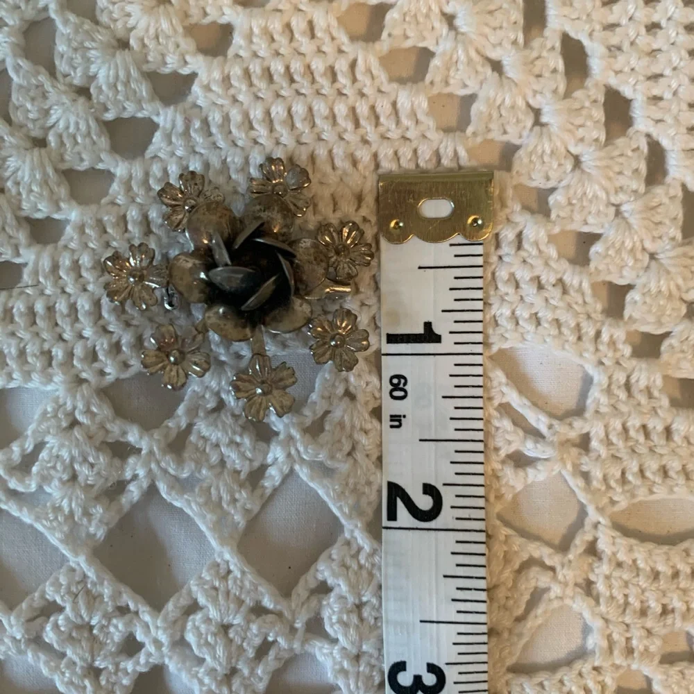 vintage sterling sterling flower
